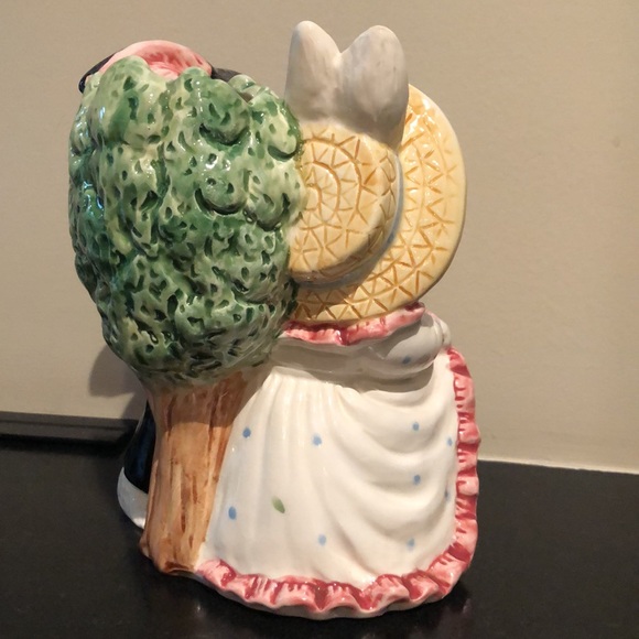 Fitz & Floyd Bunny Rabbit Ceramic Vase Omnibus Collection- Vintage-Spring Easter - Picture 14 of 15